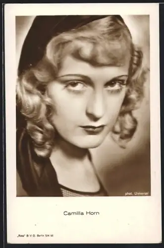 AK Schauspielerin Camilla Horn mit verführerischem Blick