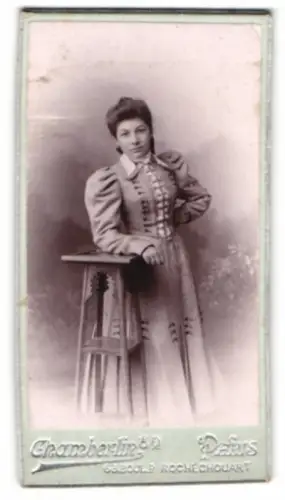 Fotografie Chamberlin, Paris, Boulevard Rochechouart 63, Portrait einer Dame