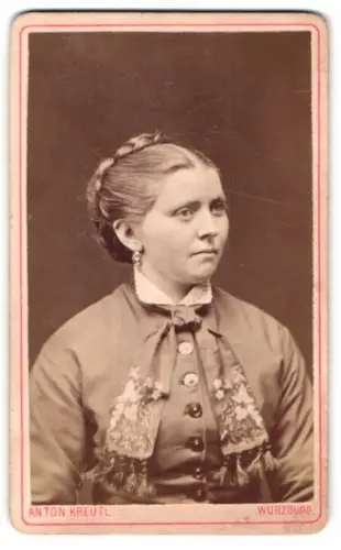 Fotografie Anton Kreutl, Würzburg, Porträt einer Dame