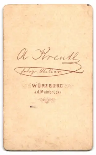 Fotografie Anton Kreutl, Würzburg, Porträt einer Dame