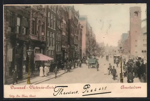 AK Amsterdam, Damrak-Victoria-Hotel