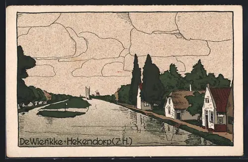Künstler-AK Hekendorp, De Wierikke
