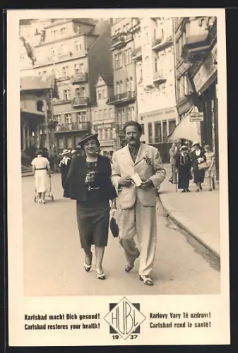 AK Karlsbad, Kurgäste im Ort