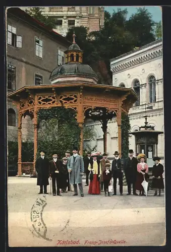 AK Karlsbad, Franz-Josefs-Quelle