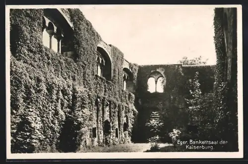 AK Eger, Bankettsaal der Kaiserburg