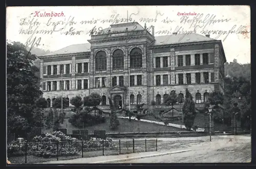 AK Kulmbach, Strassenpartie mit Realschule