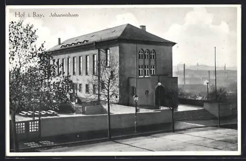 AK Hof i. Bay., Johannishaus, Totalansicht