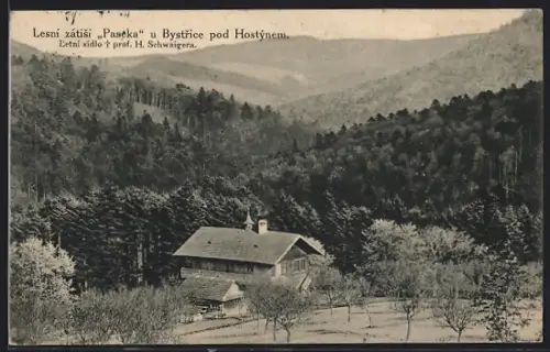 AK Bystrice pod Hostýnem, Lesní zátisí Paseka, Letní sídlo prof. H. Schwaigera