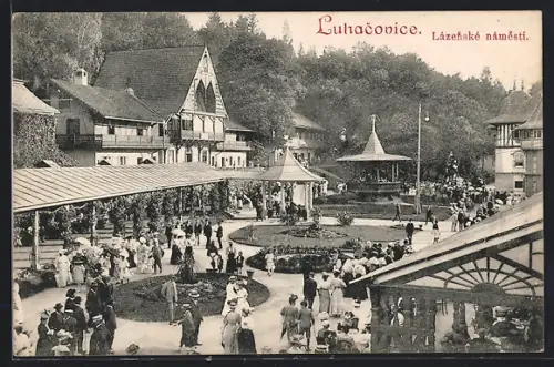AK Luhacovice, Lázenské námestí