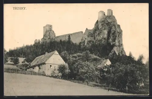 AK Trosky, Hrad, Ucitel Kutna Hora Josef Zeis