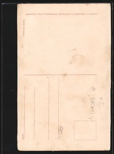 AK Semily, Partie z Riegrovy turisticke stezky mezi Semily a Zel. Brodem