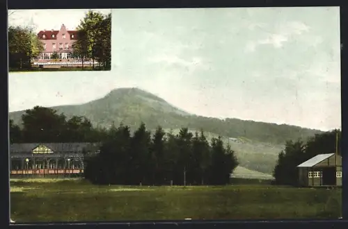 AK Königswinter, Hotel und Pension Margarethenhof A. Stang, Landschaftspanorama
