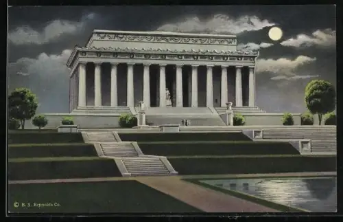 AK Washington D.C., Lincoln Memorial at night