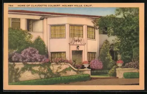 AK Holmby Hills, CA, Home of Claudette Colbert