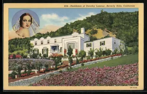 AK Bevely Hills, CA, Residence of Dorothy Lamour