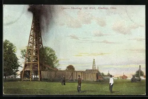 AK Findlay, OH, Shooting oil well