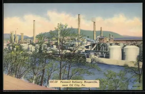 AK Rouseville, PA, Pennzoil Refinery