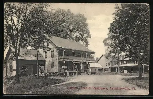 AK Ascutneyville, VT, Martins Store and Residence