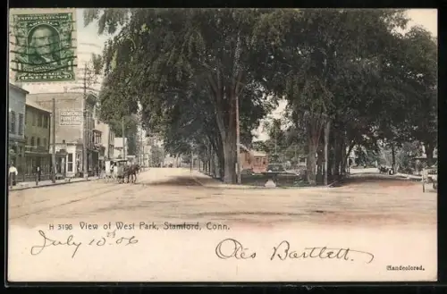 AK Stamford, CT, View of West Park