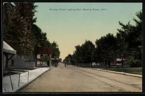 AK Bowling Green, OH, Wooster Street, looking east