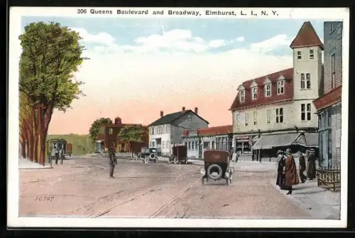 AK Elmhurst, NY, Queens Boulevard and Broadway