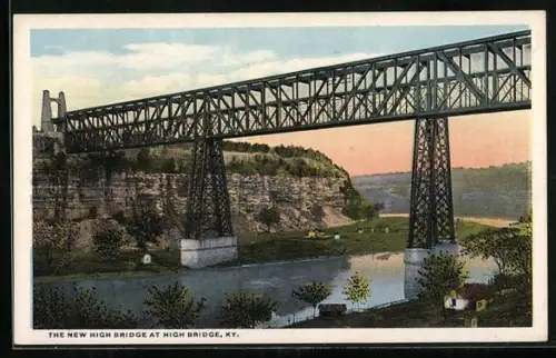 AK High Bridge, KY, View of the new high bridge