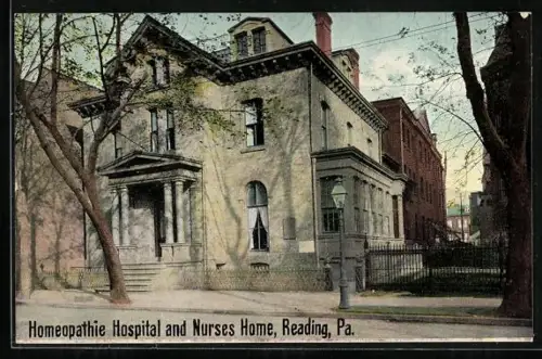 AK Reading, PA, Homoepathic Hospital and Nurses Home