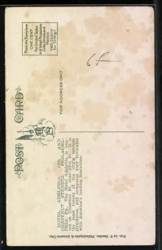 AK Philadelphia, PA, Hotel Adelphia, Chestnut and 13th Street