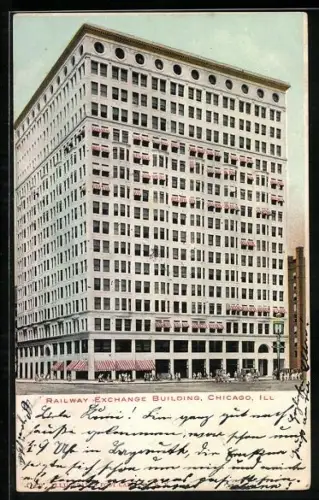 AK Chicago, IL, Railway Exchange Building