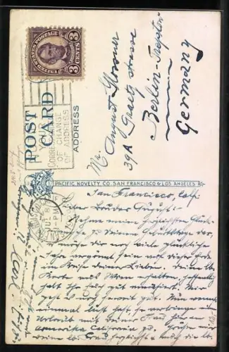 AK San Francisco, CA, Montgomery Street and Showing Russ Building