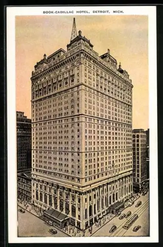 AK Detroit, MI, Book-Cadillac Hotel