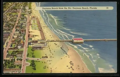 AK Daytona Beach, FL, Daytona Beach from the air