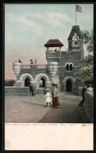 AK New York, NY, The Belvedere in the Central Park