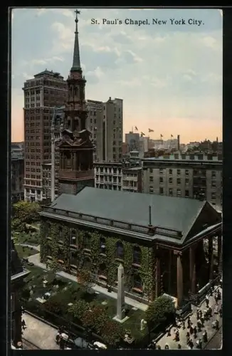 AK New York, NY, St. Paul`s Chapel