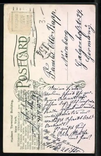 AK New York, NY, Hudson Terminal Building