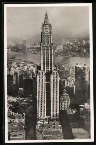 AK New York, NY, Woolworth-Gebäude