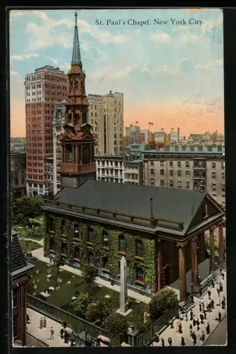 AK New York, NY, St. Paul`s Chapel