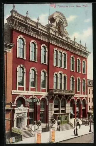AK New York, NY, Tammany Hall with Pastors