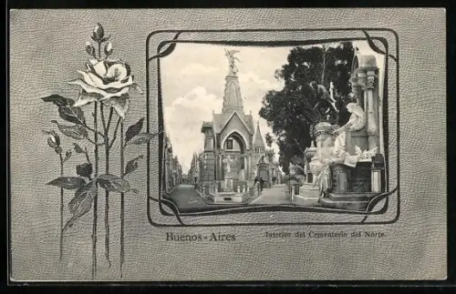 AK Buenos-Aires, Interior del Cementerio del Norte