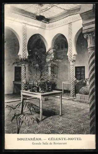 AK Bouzareah, Celeste-Hotel, Grande salle de restaurant