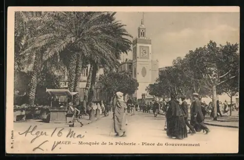 AK Alger, Mosquée de la Pecherie, Place du Gouvernement