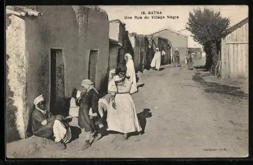 AK Batna, Une Rue du Village Nègre