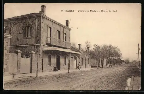 AK Tiaret, Commune Mixte et Route du Sud