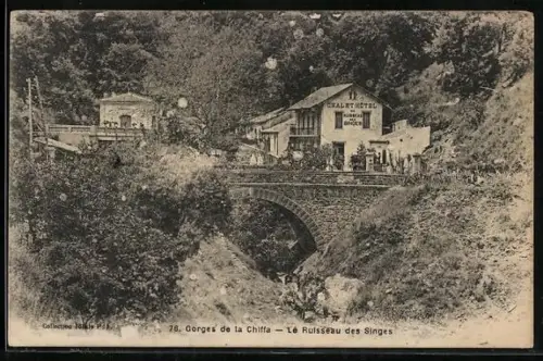 AK Blida, Gorges de la Chiffa, Le Ruisseau des Singes, Chalet-Hotel
