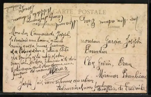 AK Bougie, Rues Trézel et du Vieillard
