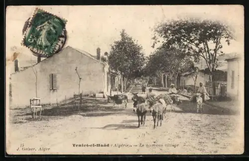 AK Teniet-el-Haad, Le nouveau village
