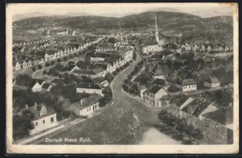 AK Deutschkreutz, Ortsansicht mit Kirche