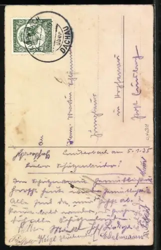 AK zwei ältere Herren spielen auf einer Tuba