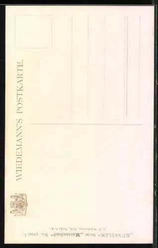 Künstler-AK Marienbad, Cafe Rübezahl