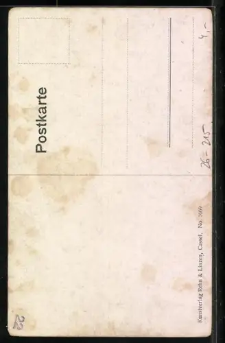 Künstler-AK M. Müller jun.: Waldidyll mit Rehen